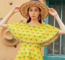 五一出游穿什么衣服 五一印花图案连衣裙更配